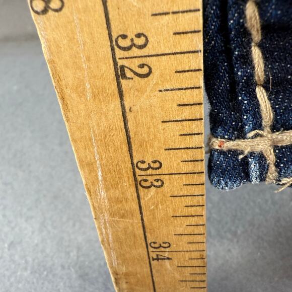 Rock Revival Jeans Women's 27 (4) Dark Blue Anja Boot Cut Preppy Western Bling - Picture 14 of 15